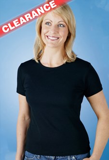LR210-Clearance Solid Womens Tee