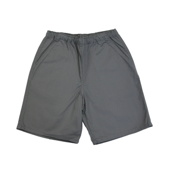 2098AC-Clearance  Adult School Uniform Grey Elastic Waist Shorts